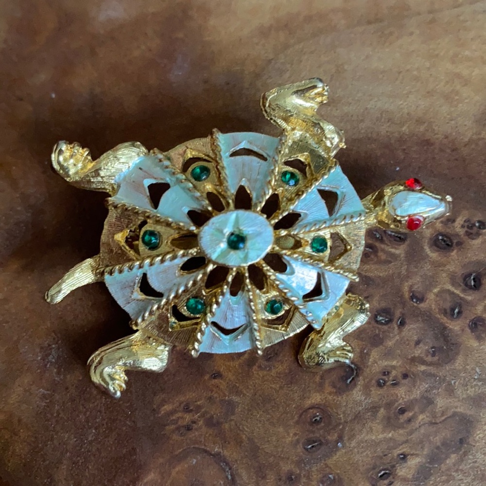 Turtle brooch